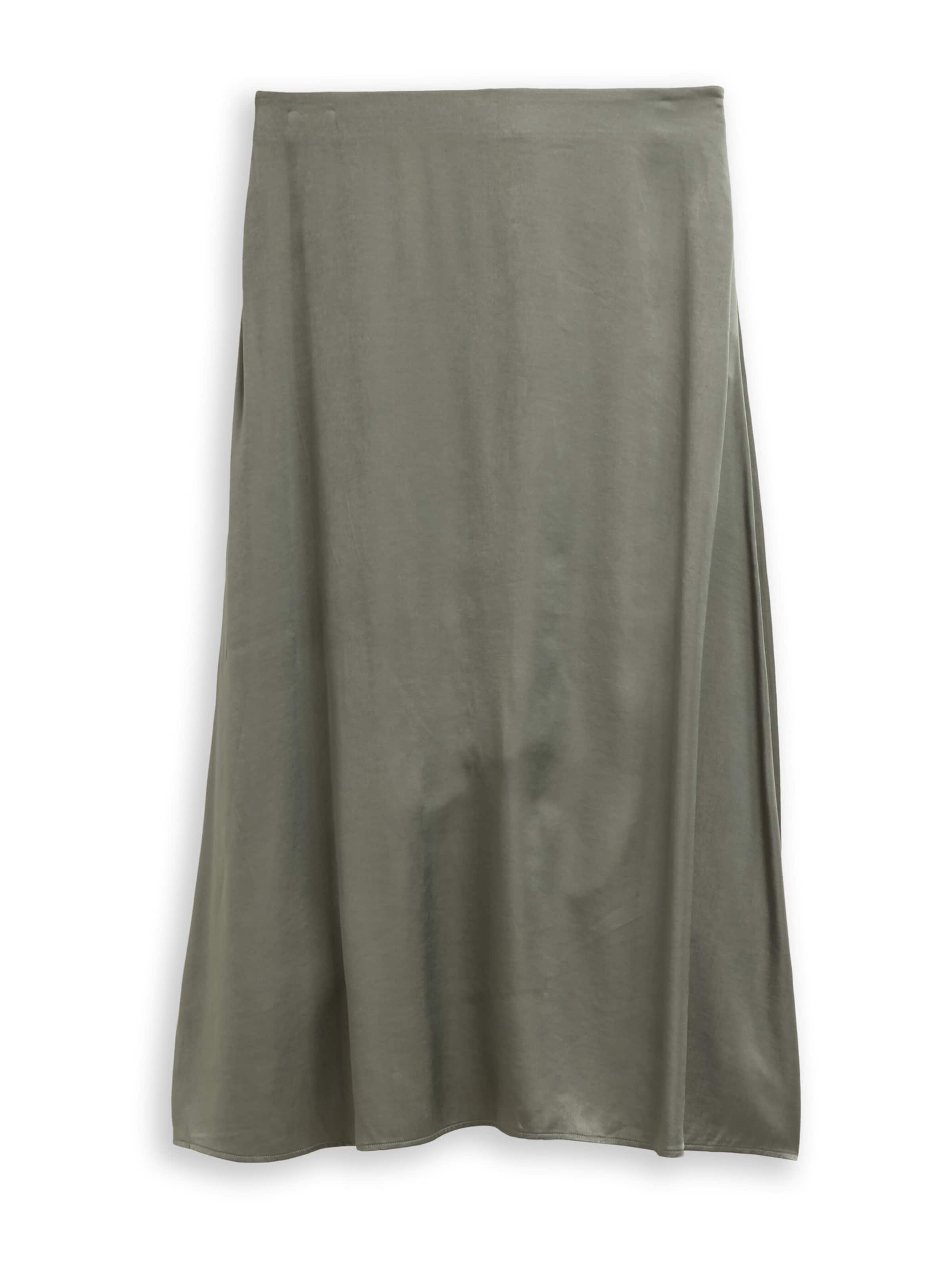 TOM TAILOR Φούστα σε πράσινο: μπροστά