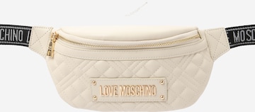 Sacs banane Love Moschino en blanc : devant