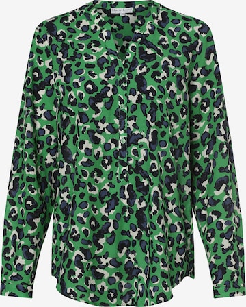 Marie Lund Blouse in Groen: voorkant