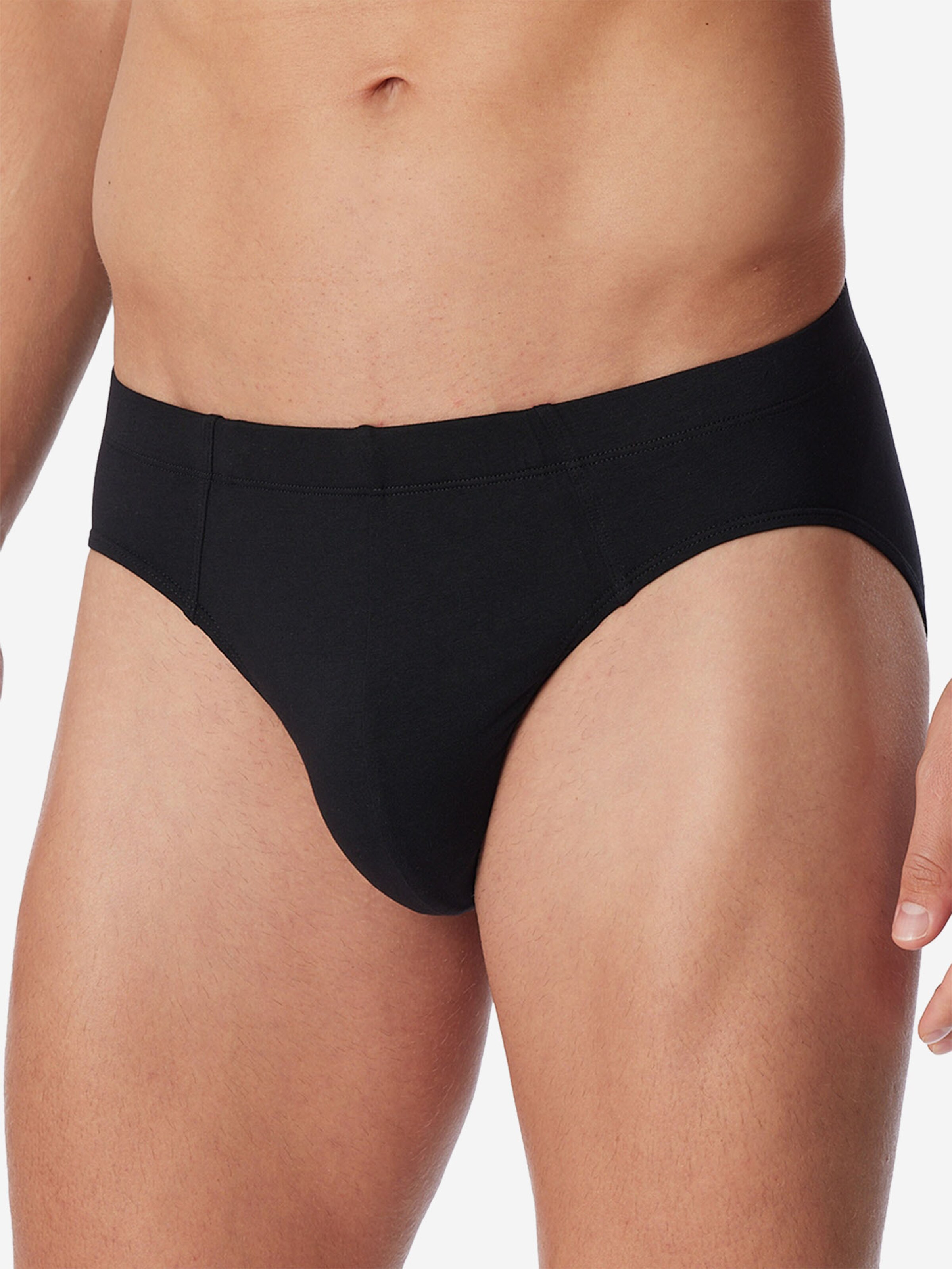 SCHIESSER Slip ' Cotton Serie ' in Black