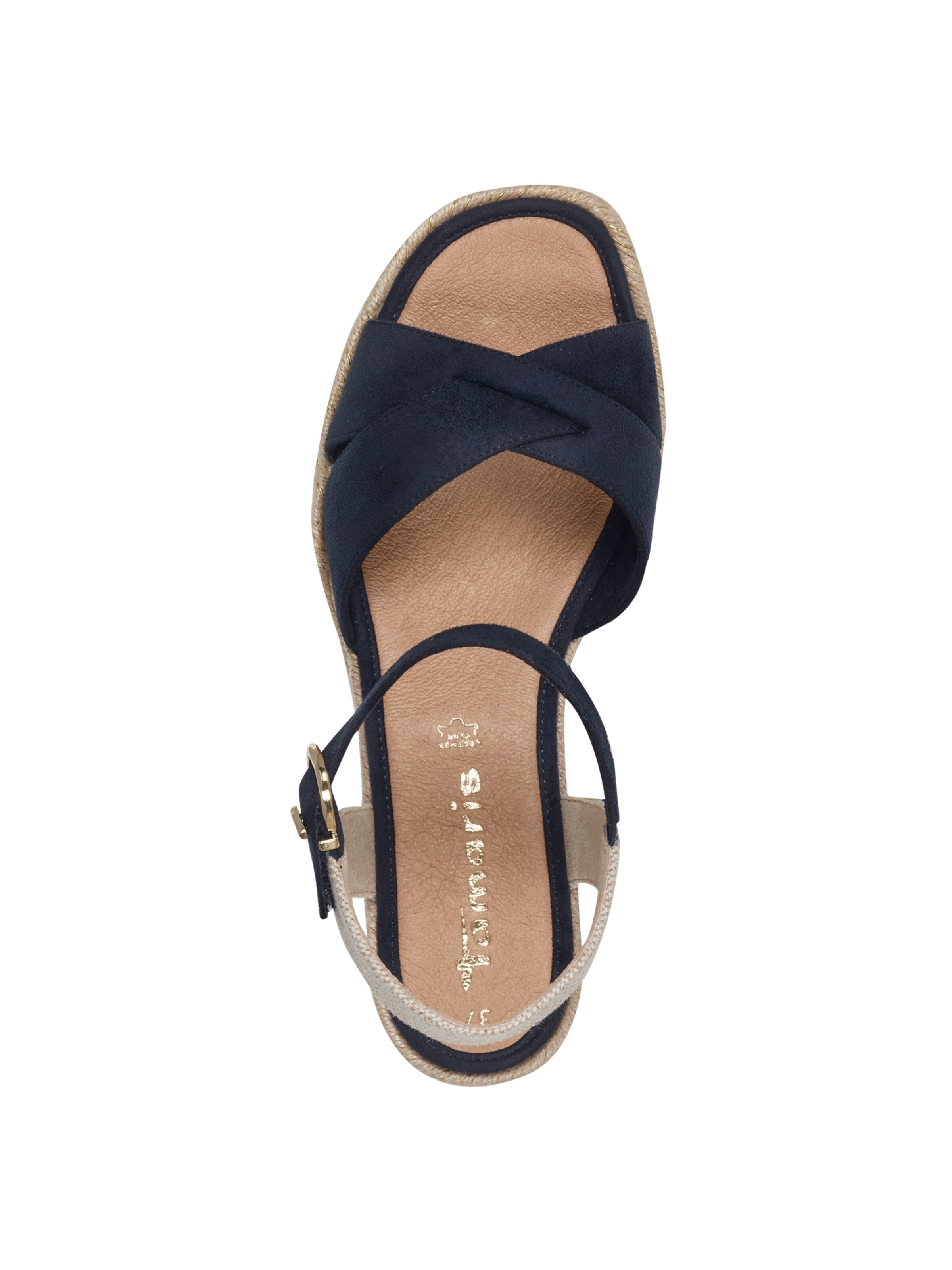 Sandales à lanières Tamaris en bleu