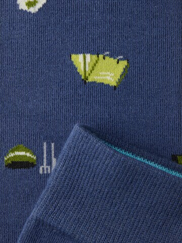 Von Jungfeld Socken 'Signature Icons'‌‌‌‌‌‌‌ in Blau