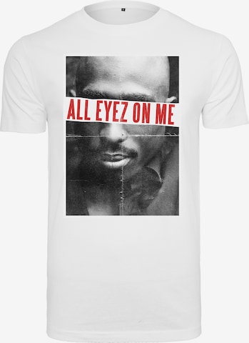 Mister Tee Shirt '2Pac All Eyez On Me' in Weiß: predná strana