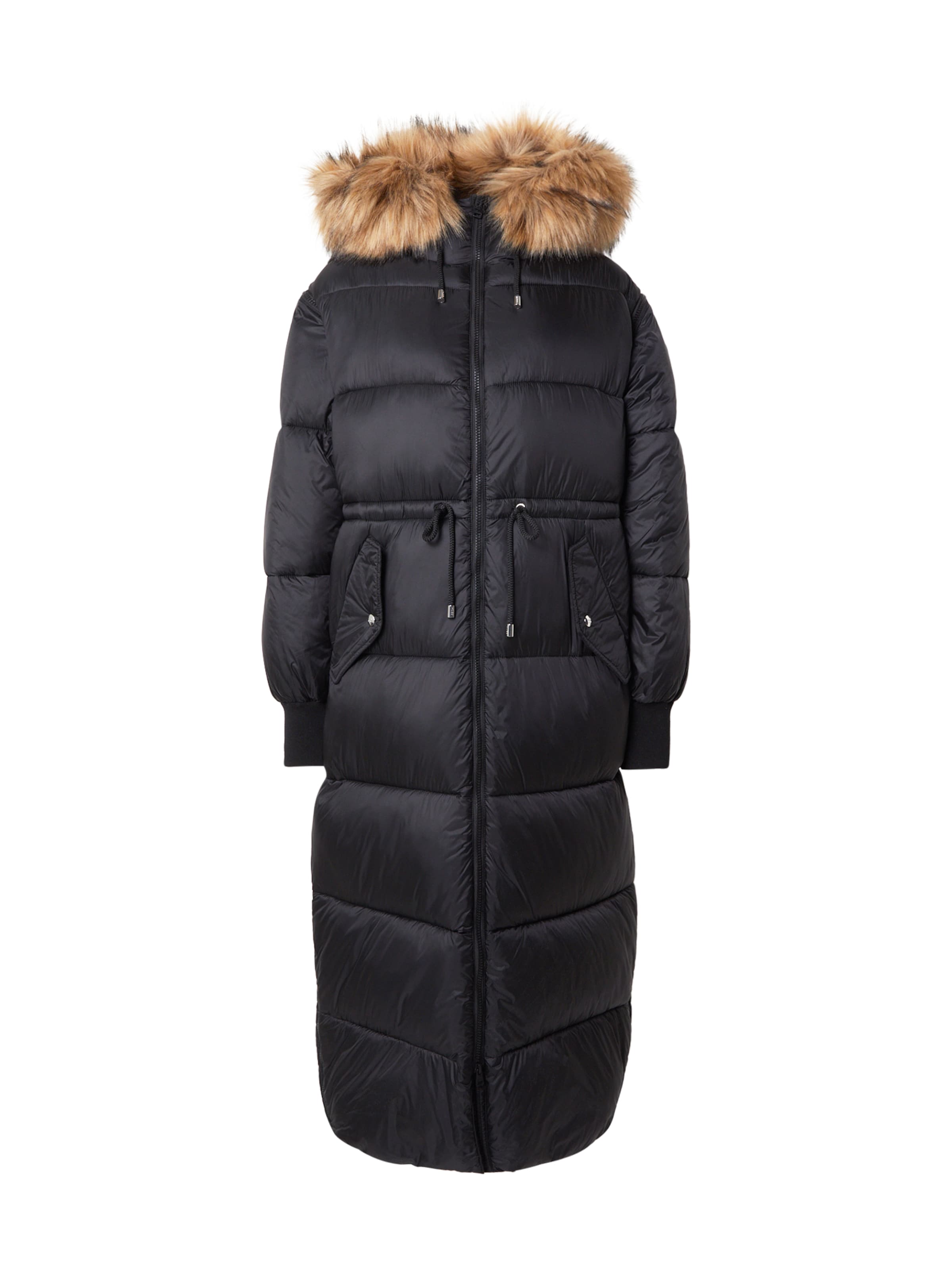 HUGO Wintermantel &#x27;Farrow-1&#x27; in Zwart: voorkant