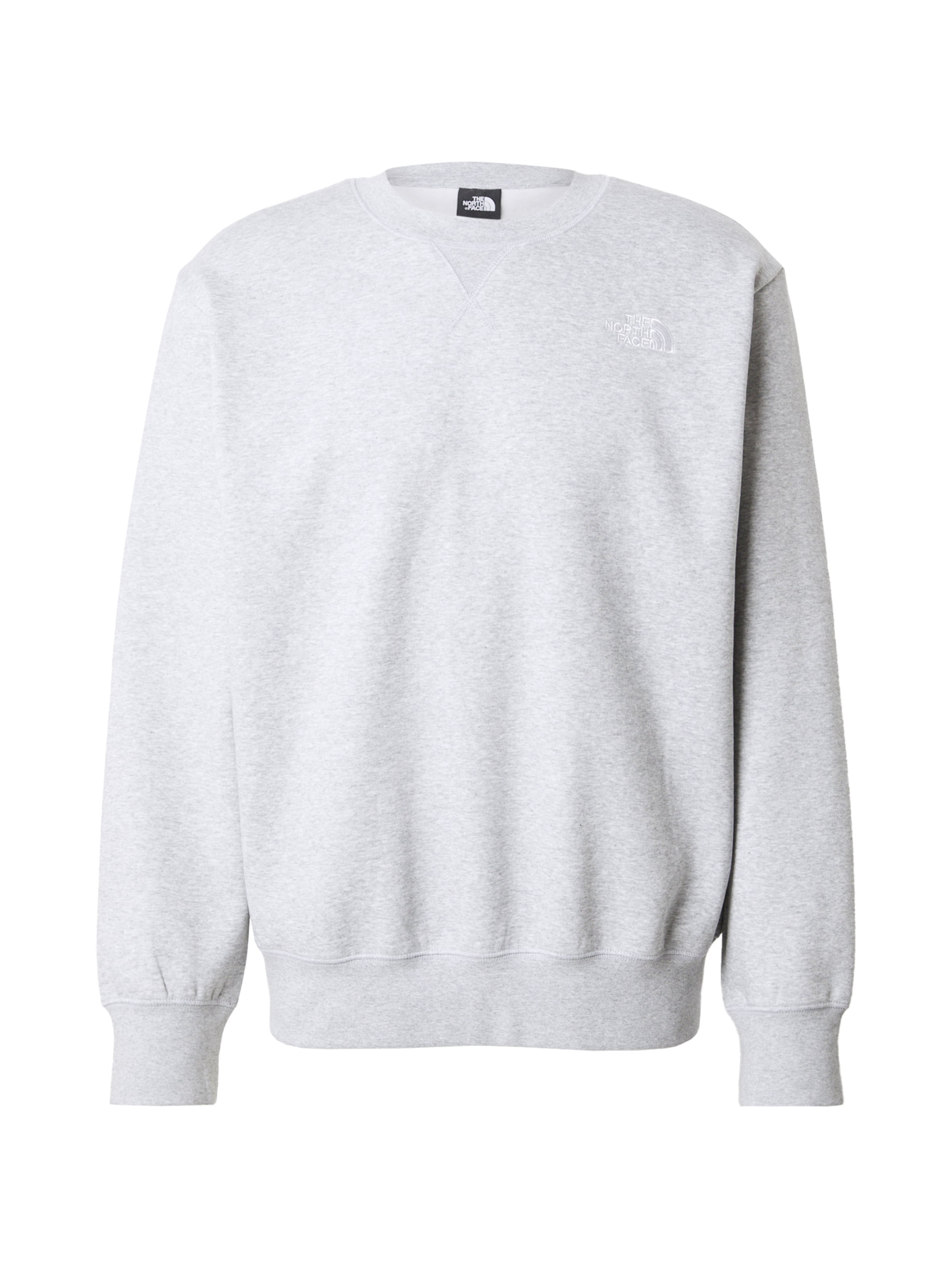 Sweat-shirt 'ESSENTIAL' THE NORTH FACE en gris : devant