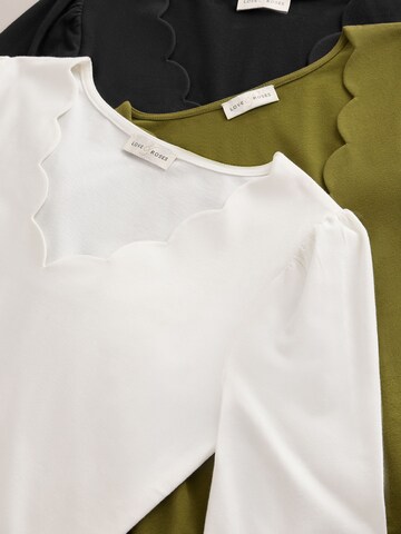 love & roses Shirts i blandingsfarvet