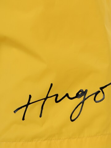 HUGO Red Board Shorts 'PAOL' in Yellow