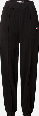 Pantaloni di Tommy Jeans in nero: frontale