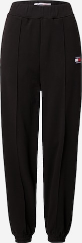 Tommy Jeans Pants in Black: front