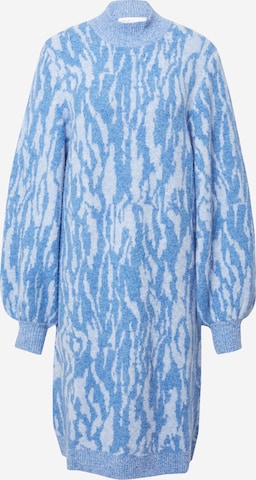 KAREN BY SIMONSEN Stickad klänning 'Gigi' i blå: framsida
