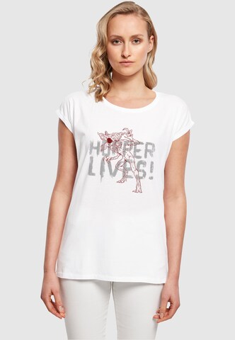 ABSOLUTE CULT Shirt 'Stranger Things - Hoppers Live' in White: front