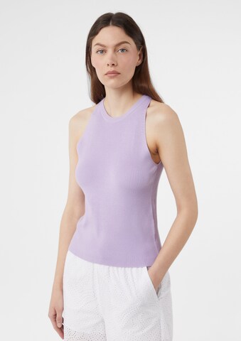 Tops en tricot comma casual identity en violet : devant