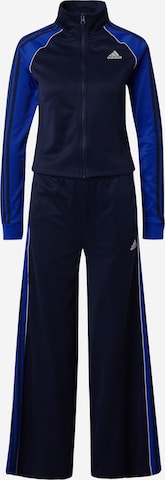 Costum de trening 'Teamsport' de la ADIDAS SPORTSWEAR pe albastru: față