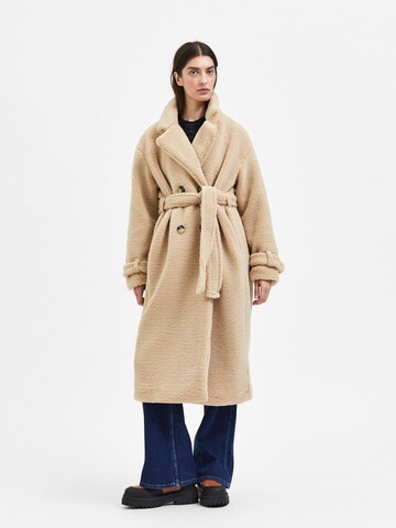 Cappotto invernale 'BETTY' di SELECTED FEMME in beige: frontale