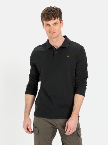 CAMEL ACTIVE Poloshirt in Schwarz: predná strana