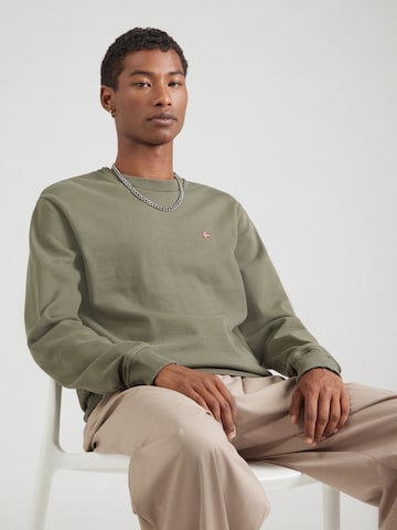 NAPAPIJRI Regular fit Sweatshirt 'BALIS' in Green: front