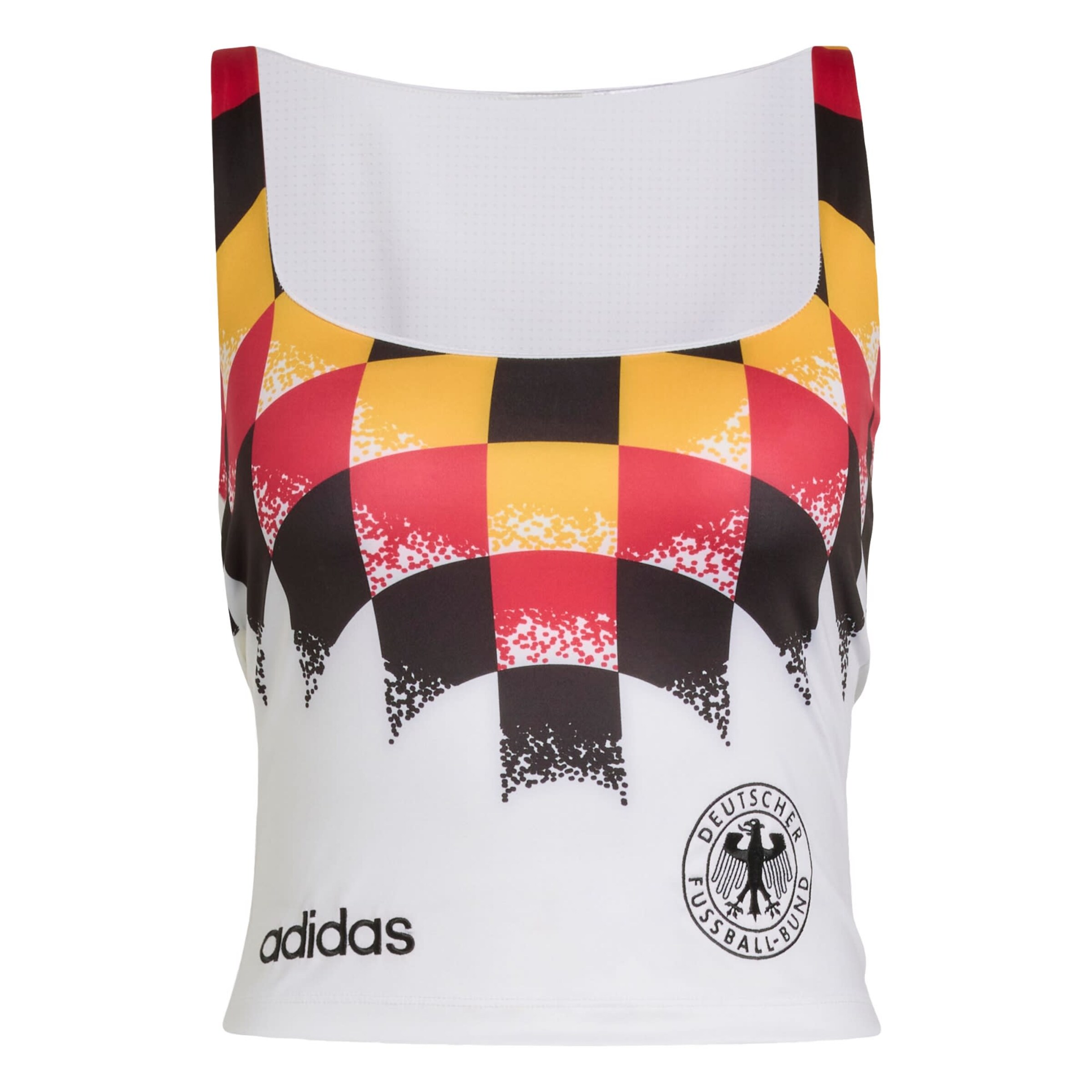 ADIDAS ORIGINALS Sporttop 'Germany Reconstructed Bringback' in Wit: voorkant