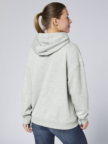 CHIEMSEE Sweatjacke ' aus weichem French Terry ' in Grau