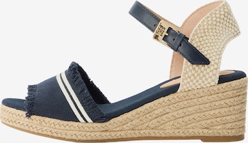 TOMMY HILFIGER Sandaal in Blauw: voorkant