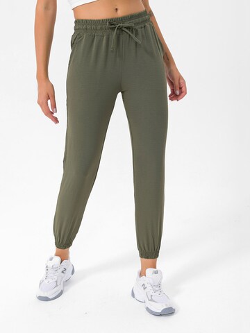 Dandalo Tapered Trousers in Green: front