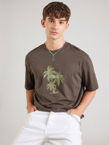 Maglietta di ARMANI EXCHANGE in nero: frontale