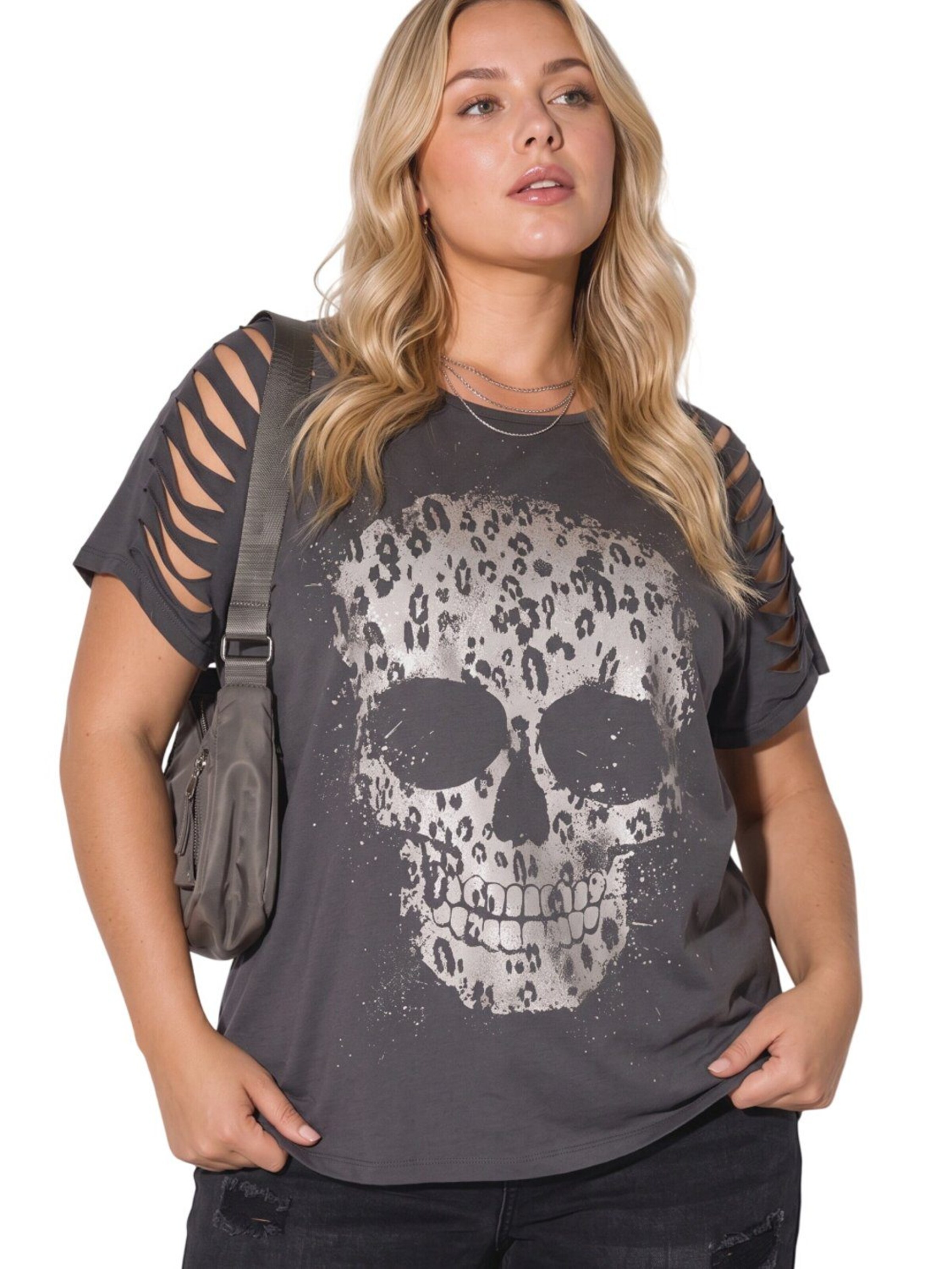 Shape Of You Shirt in Grijs