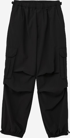 s.Oliver Wide Leg Hose in Schwarz: predná strana