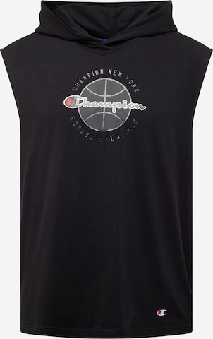 Champion Authentic Athletic Apparel T-Shirt in Schwarz: predná strana