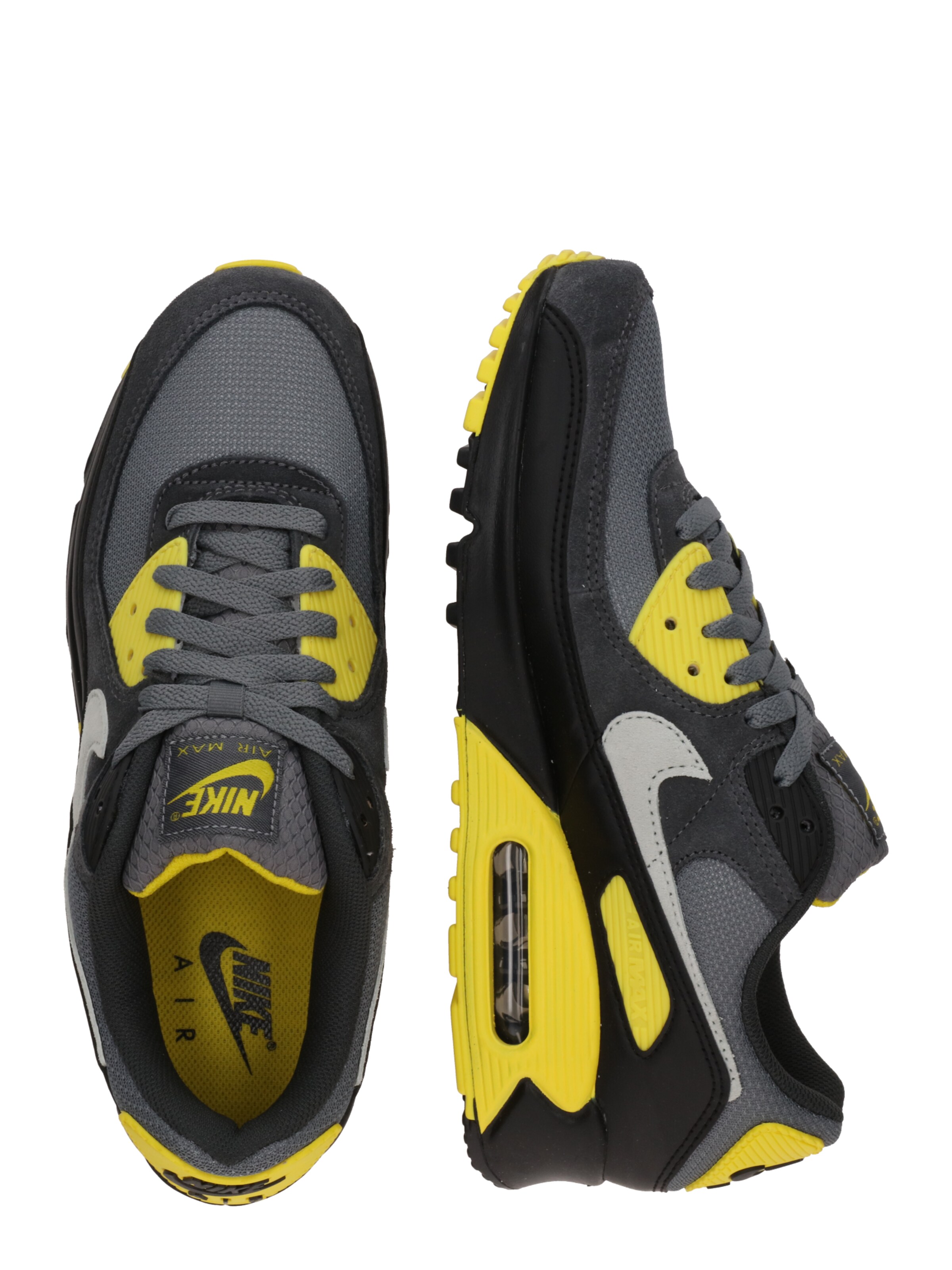 Nike Sportswear Rövid szárú sportcipők 'AIR MAX 90' - szürke