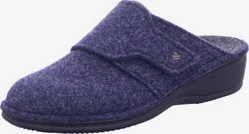 Finn Comfort Hausschuh 'Hausschuh Damen 06550 416048 Filz in blau' in Blau: Vorderseite