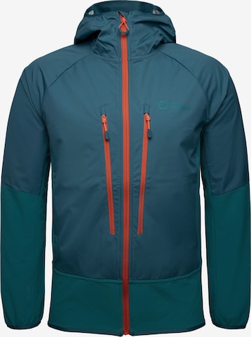 Veste outdoor JACK WOLFSKIN en bleu : devant