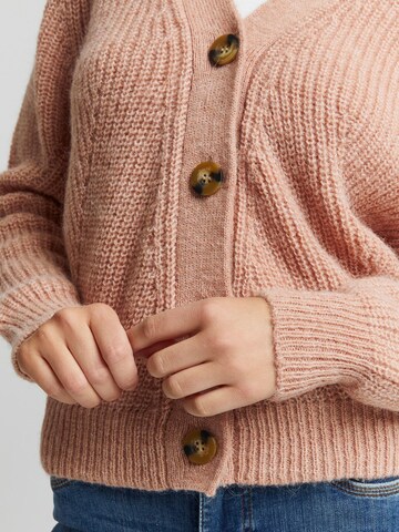 Cardigan PULZ Jeans en orange