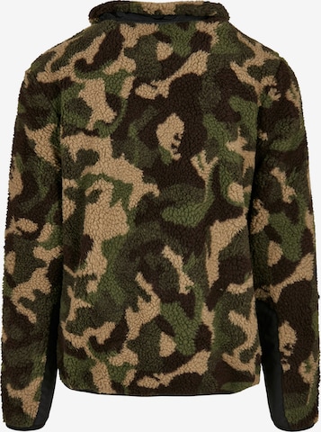 Jachetă  fleece de la Urban Classics pe verde