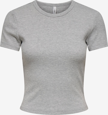 pilka ONLY Marškinėliai 'ONLVAL': priekis