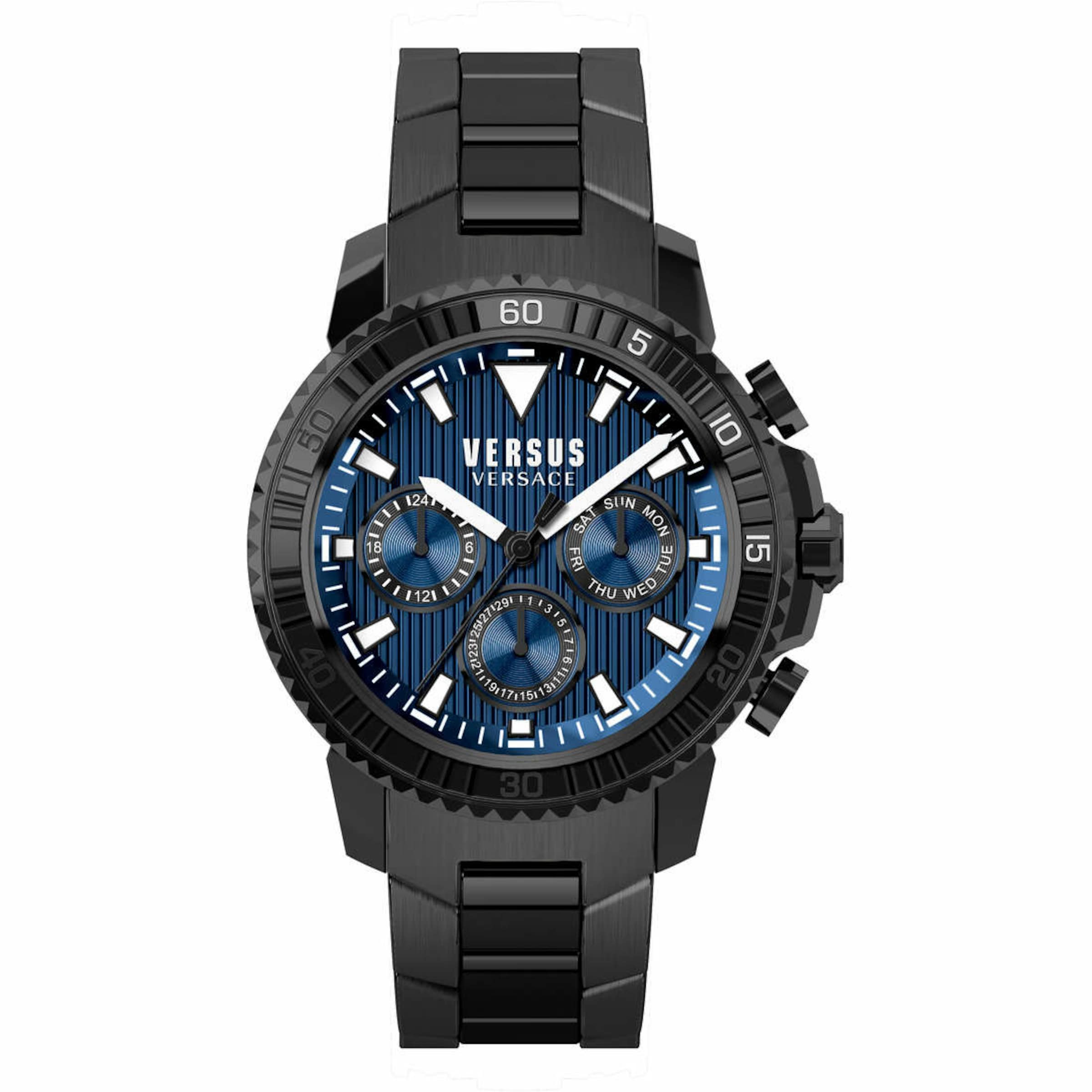 VERSACE Analog watch 'Aberdeen' in Black: front