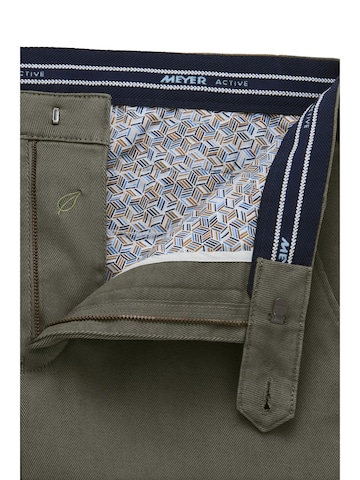 Regular Pantalon chino 'Bonn 2-3615' MEYER en vert