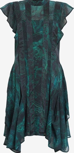 AllSaints Kleid 'FLEUR ZIG' in grün / dunkelgrün, Produktansicht