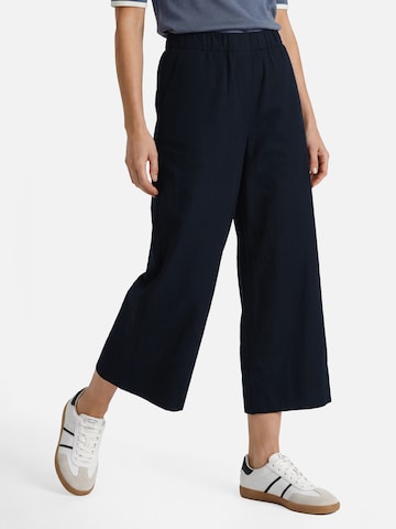 Marie Lund Loosefit Broek in Blauw: voorkant