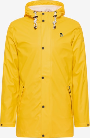 Schmuddelwedda Between-Seasons Coat in Yellow: front