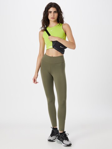 NIKE Skinny Sporthose 'One' in Grün