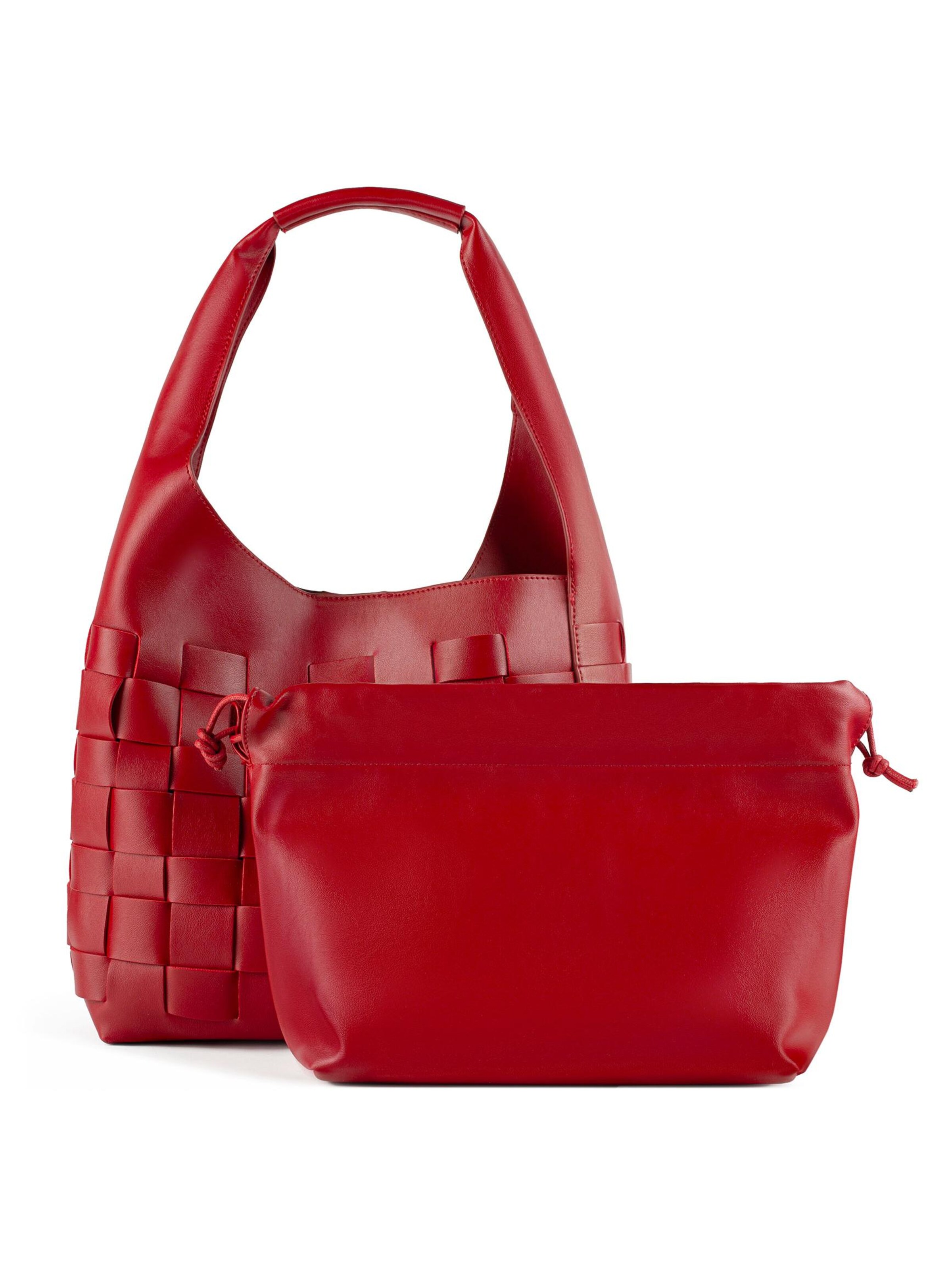 L37 HANDMADE SHOES Håndtaske 'BIG UNIVERSE' i rød