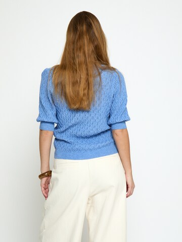 Peppercorn - Top 'Rosalia' em azul