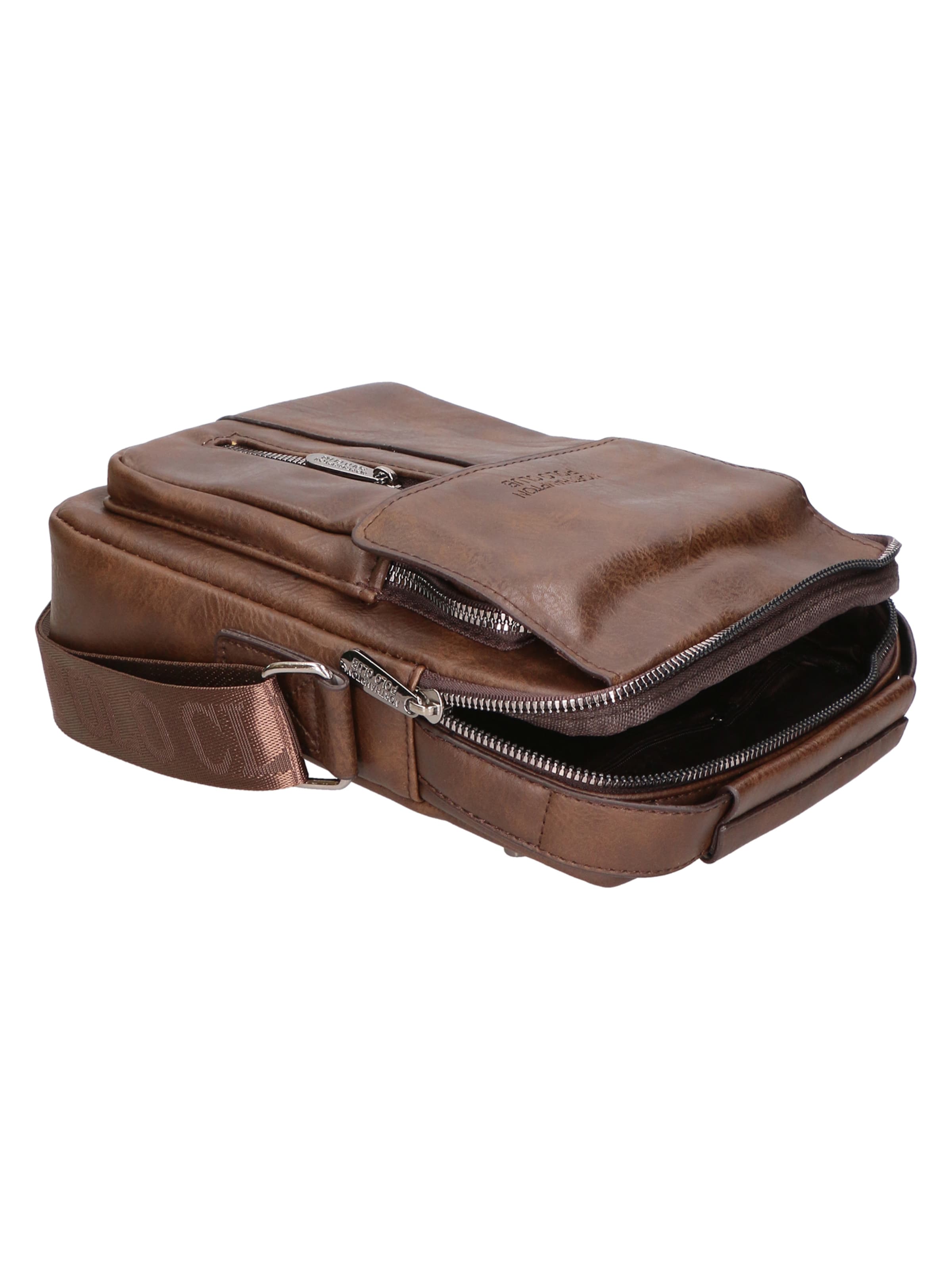 Borsa a tracolla di Northampton Polo Club in marrone