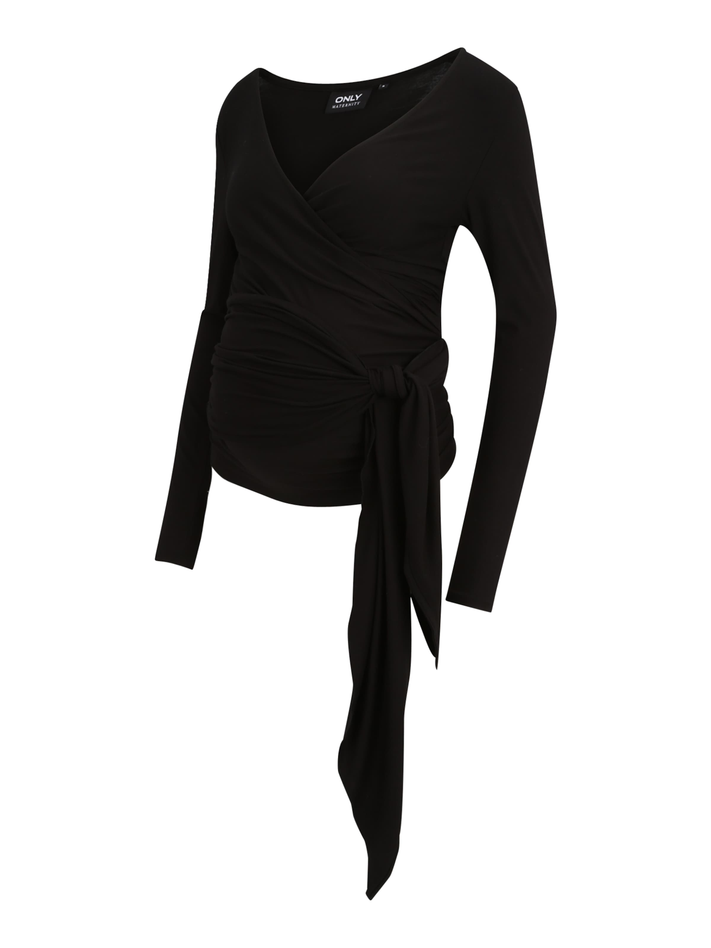 Only Maternity Тениска 'OLMSKIN' в черно: отпред