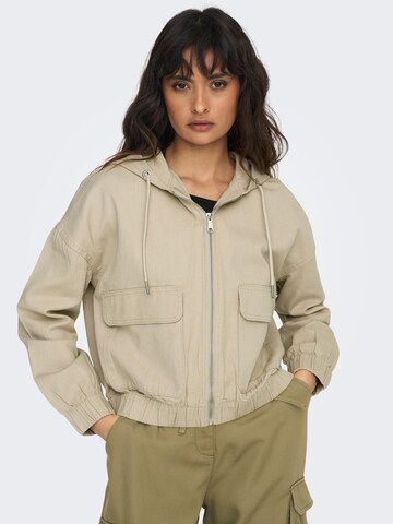 ONLY Jacke 'Kenzie' in Beige