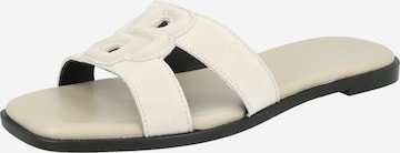 Mule 'Charlize' BOSS en beige : devant