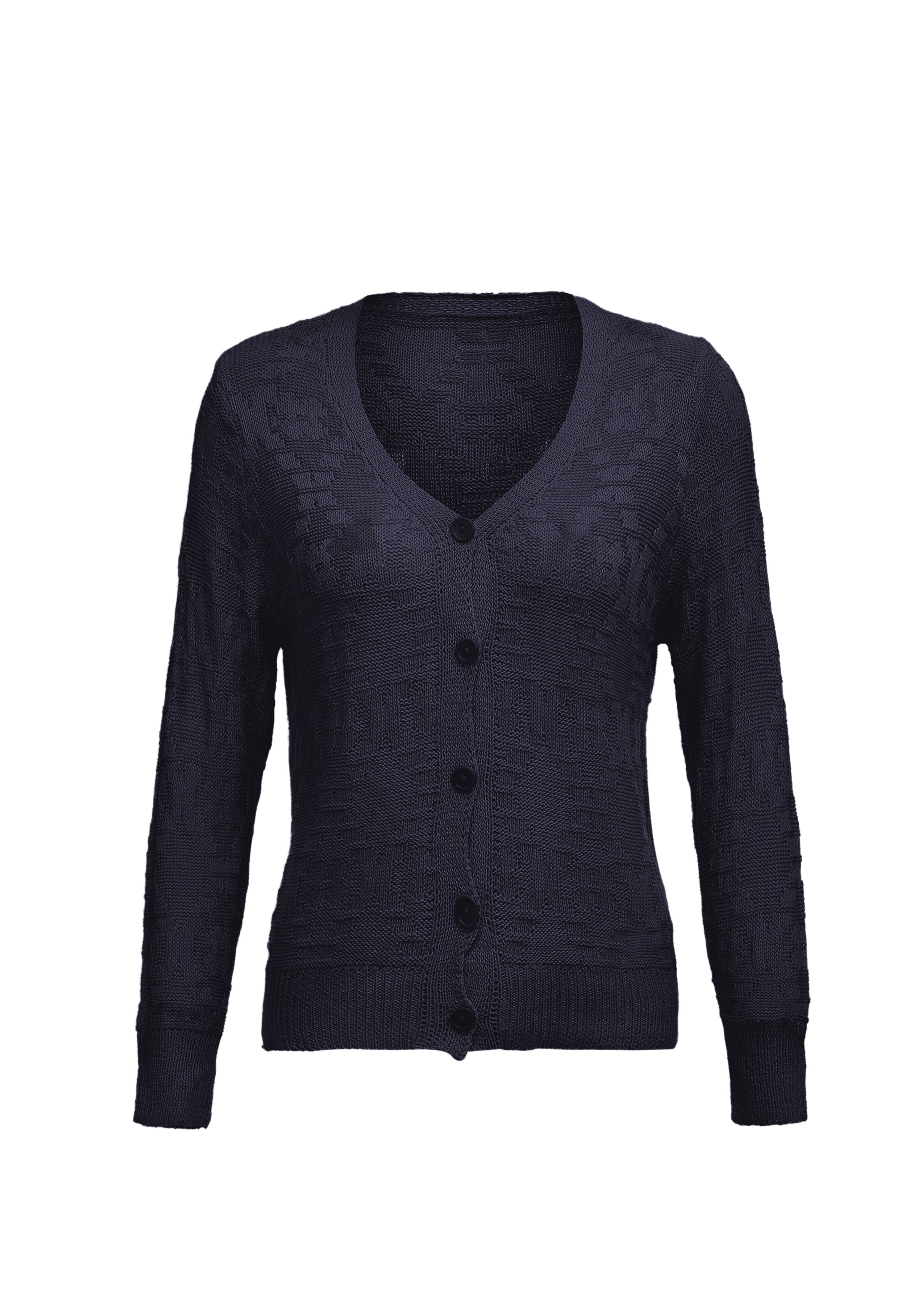 COBIE Knit cardigan in Blue: front