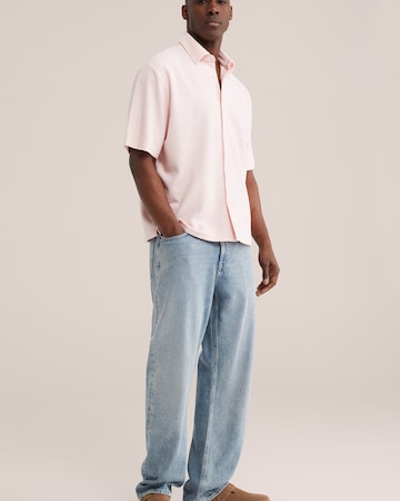 Fit confort Chemise WE Fashion en rose