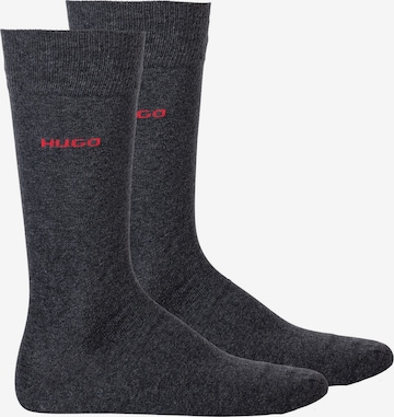 Chaussettes HUGO Red en gris