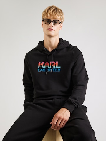 Karl Lagerfeld Μπλούζα φούτερ σε μαύρο: μπροστά